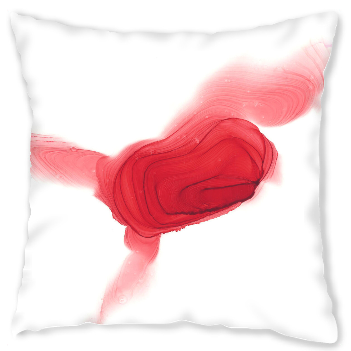 Design-Kissen "Red Heart" artboxONE - Abstrakt