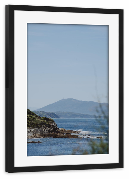 Poster mit Rahmen schwarz "Sommerausblick" artboxONE - Natur,Reise,Reise / Strand und Meer