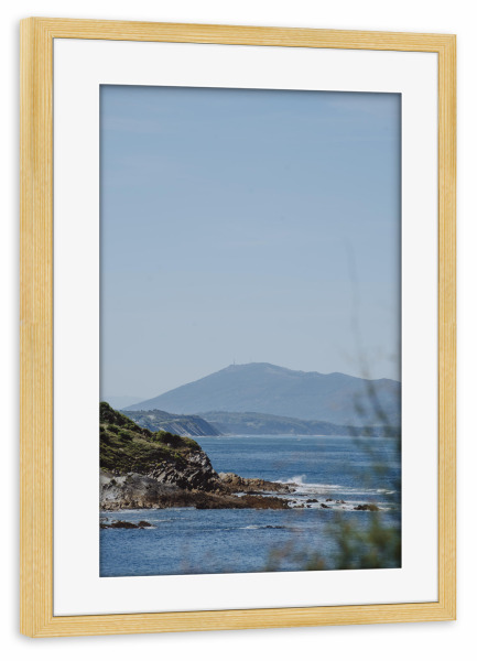 Poster mit Rahmen kiefer "Sommerausblick" artboxONE - Natur,Reise,Reise / Strand und Meer