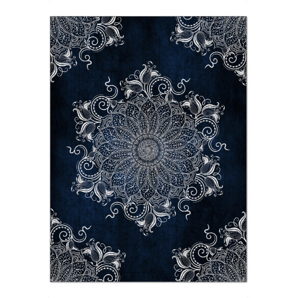 Puzzle Ravensburger "Mandala Multiple artic" artboxONE - Abstrakt - Mandala,Boho,Yoga,Indie,Indian,Arabic,Tribal,Nature,Snow,Blue,Abstract,Abstrakt
