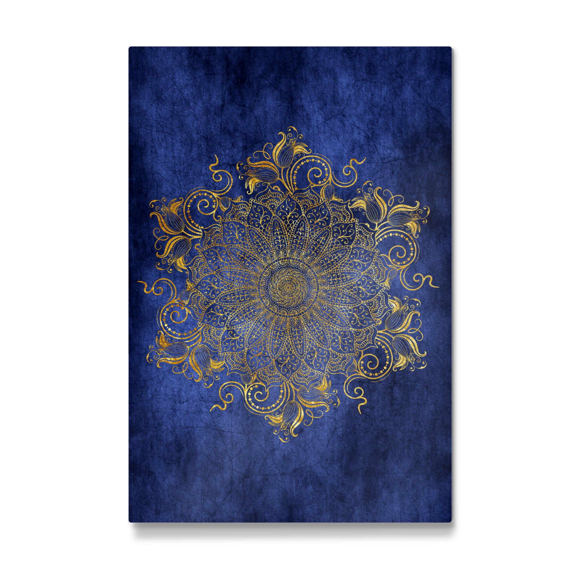 Galerie-Print "Mandala Blue velvet" 75x50 cm artboxONE