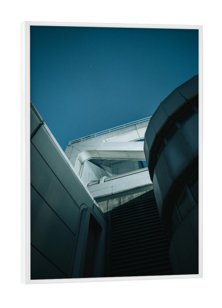 Poster mit weißem Rahmen "Architektur in Berlin" artboxONE - Städte,Städte / Berlin,Architektur