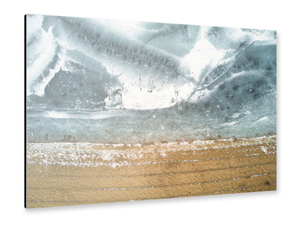 Alu-Dibond "Strandeis" 30x20 cm artboxONE
