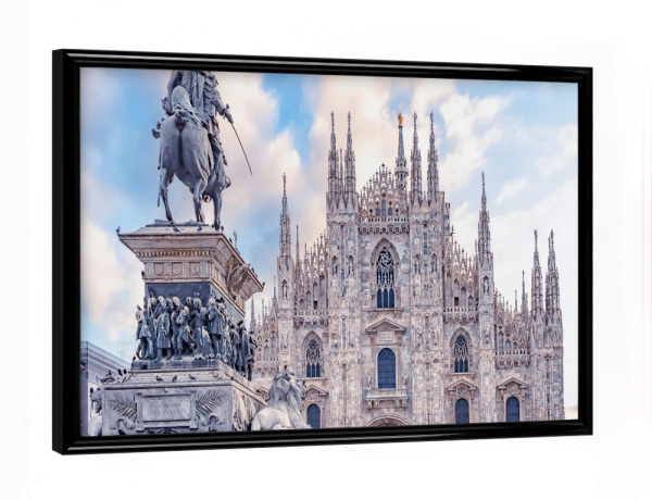 Poster mit schwarzem Rahmen "Duomo di Milano" artboxONE - Städte,Reise,Architektur,Reise / Länder,Städte / Weitere