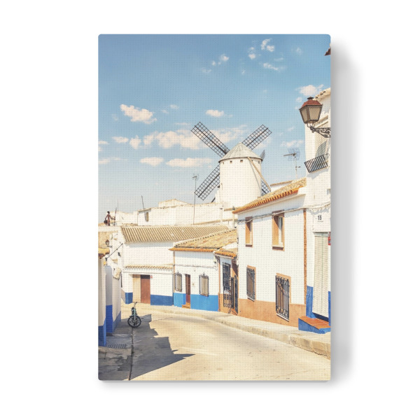 Leinwandbild "Village in La Mancha" artboxONE - Städte,Reise,Architektur,Reise / Länder