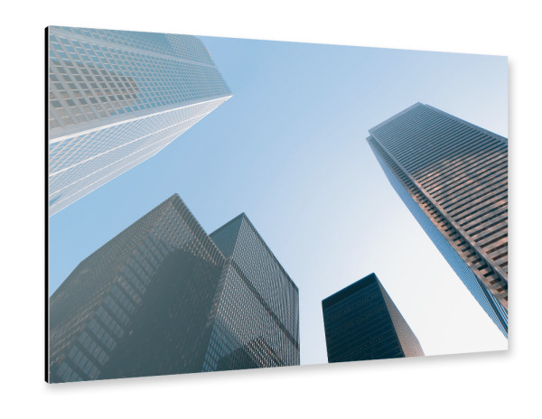Alu-Dibond "The Skyscapers" 30x20 cm artboxONE