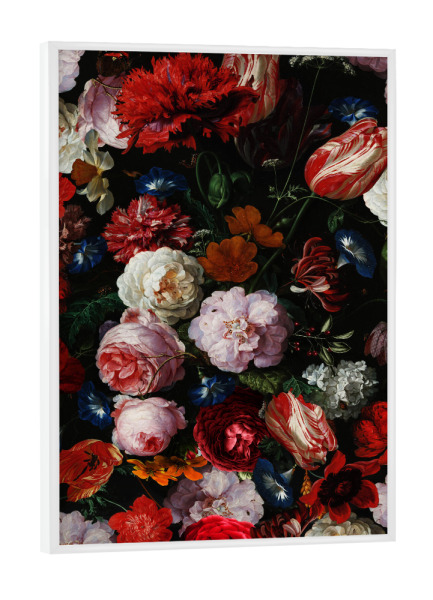 Poster mit weißem Rahmen "Dutch Vintage Flowers" artboxONE - Floral