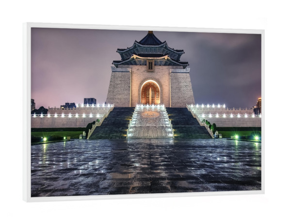 Poster mit weißem Rahmen "Chiang Kai-Shek" artboxONE - Städte,Reise,Architektur,Reise / Asien,Städte / Weitere