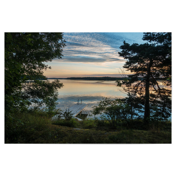 Poster "Steg und Bäume" artboxONE - Natur,Reise,Reise / Strand und Meer,Reise / Länder