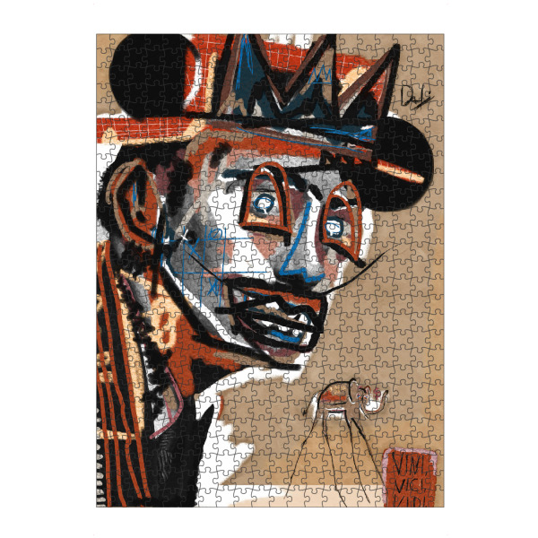artboxONE Puzzle "Surrealist Cubism" artboxONE - Abstrakt,Menschen,Männer - Cubism,Surrealist,Face,Painting,Abstract,Abstrakt,Bunt,Colorful