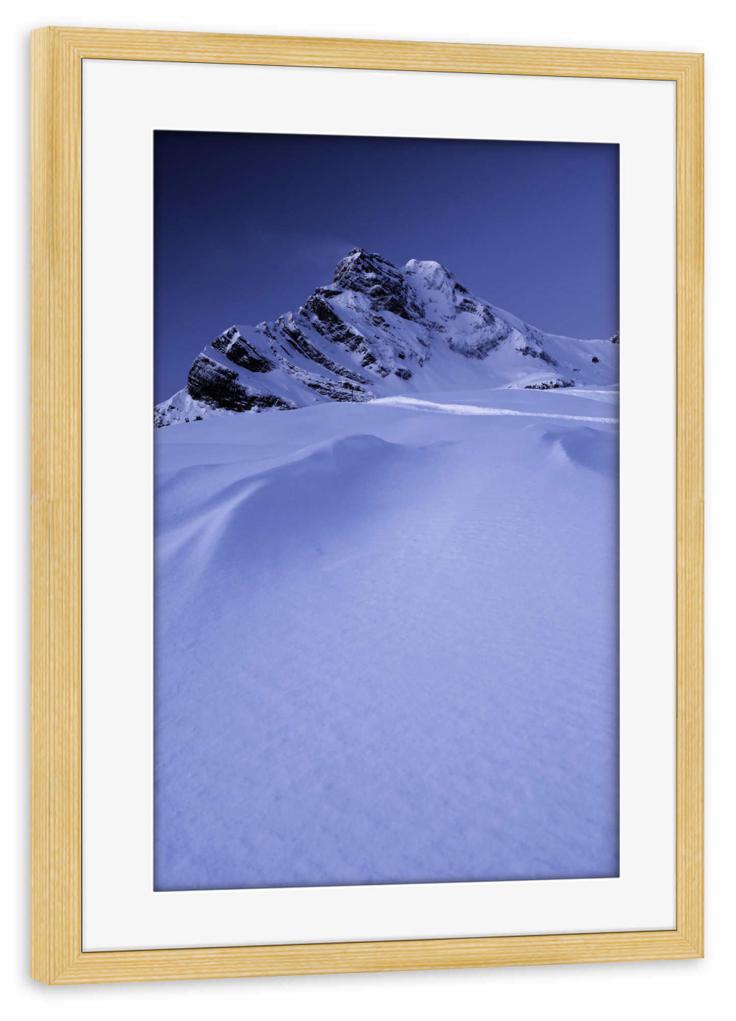Poster mit Rahmen kiefer "Ortstock at dawn" artboxONE - Natur