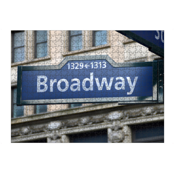 artboxONE Puzzle "Broadway Street Sign" artboxONE - Städte / New York,Reise