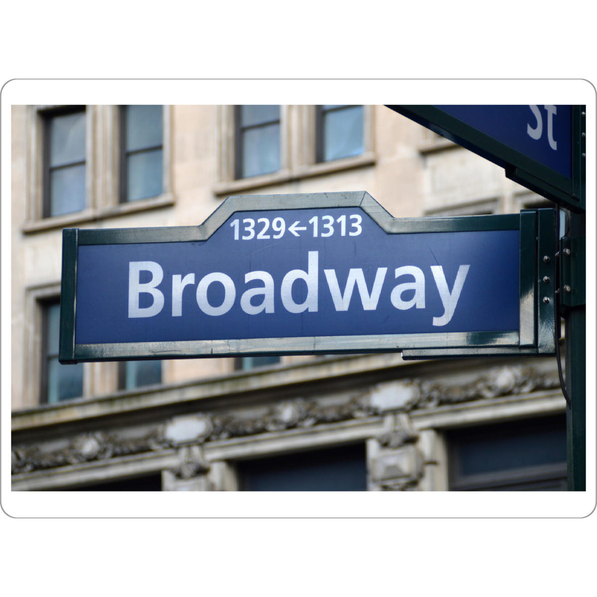 Tischset "Broadway Street Sign" artboxONE - Städte / New York,Reise