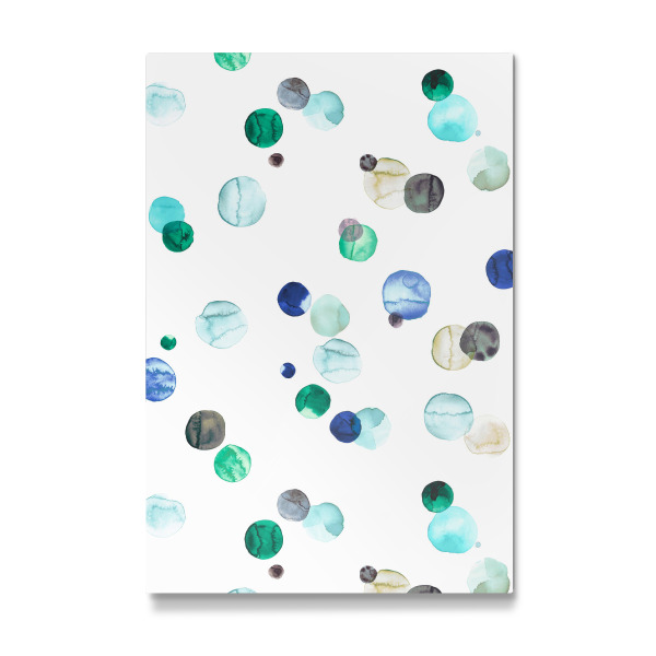 Galerie-Print "Watercolor Minimal Dots Blue" 30x20 cm artboxONE
