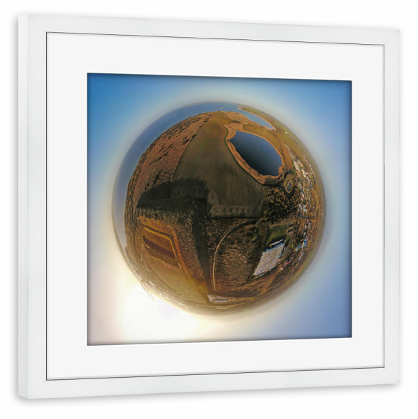 Poster mit Rahmen weiß "Wismar - Fauler See" artboxONE - Städte,Natur,Reise,Reise / Strand und Meer