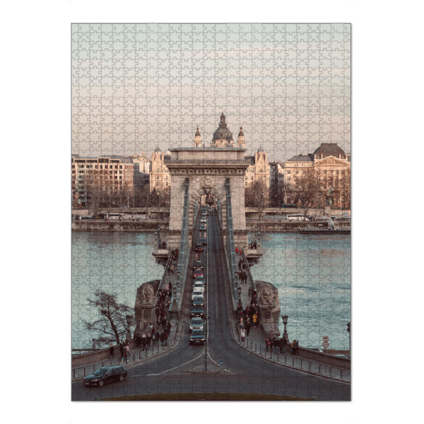 Puzzle Ravensburger "Streets of Budapest" artboxONE - Städte,Natur,Reise,Architektur