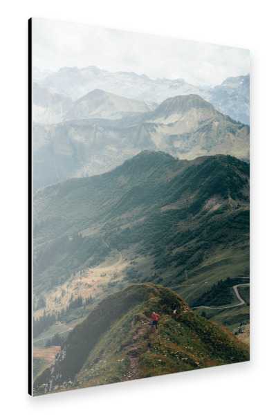 Alu-Dibond "Bergaussicht" 30x20 cm artboxONE