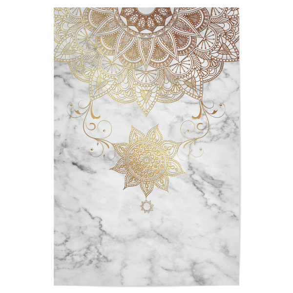 Poster 30x20 cm "Mandala Golden drop" artboxONE - Abstrakt,Geometrie