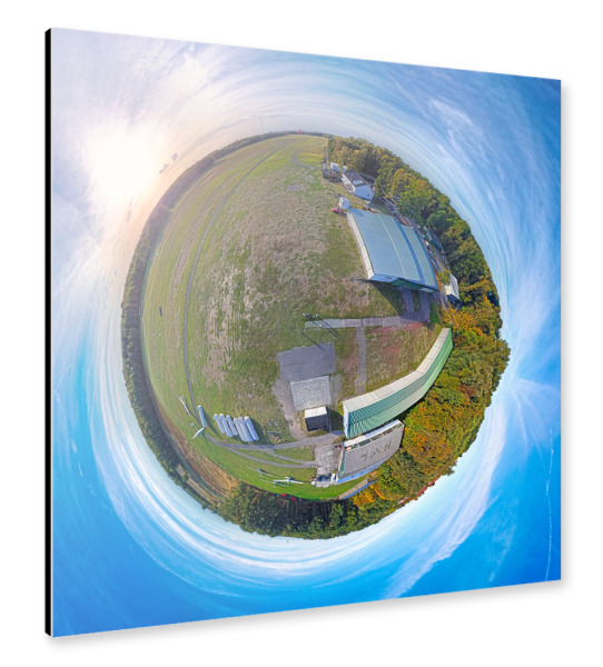 Alu-Dibond "Segelflugplatz HH-Boberg" 30x30 cm artboxONE