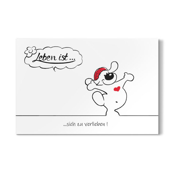 Galerie-Print "Leben ist... sich zu verlieben" 30x20 cm artboxONE