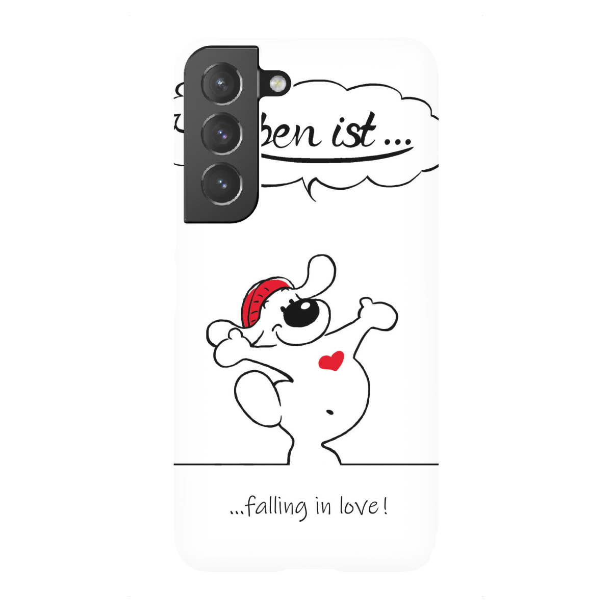 "Leben ist... sich zu verlieben"für Samsung Galaxy - Premium-Case Handyhülle artboxONE