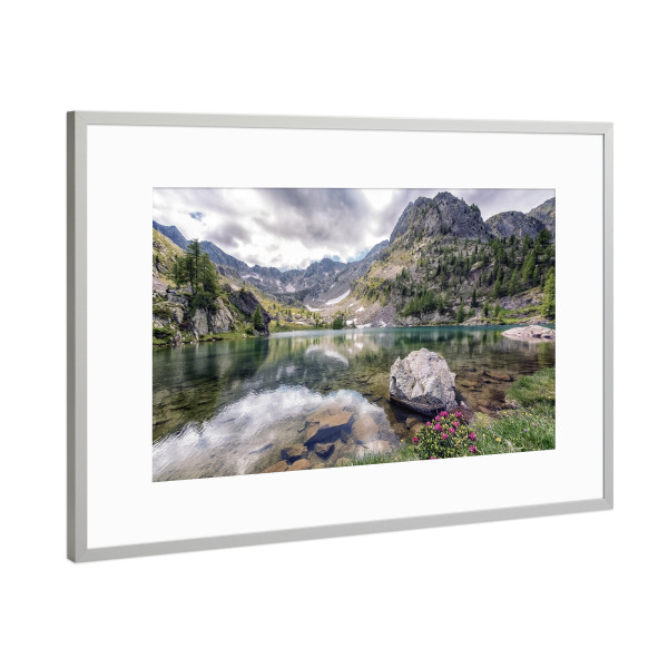 Poster mit Rahmen Silber "Trecolpas" artboxONE - Natur,Reise,Reise / Länder