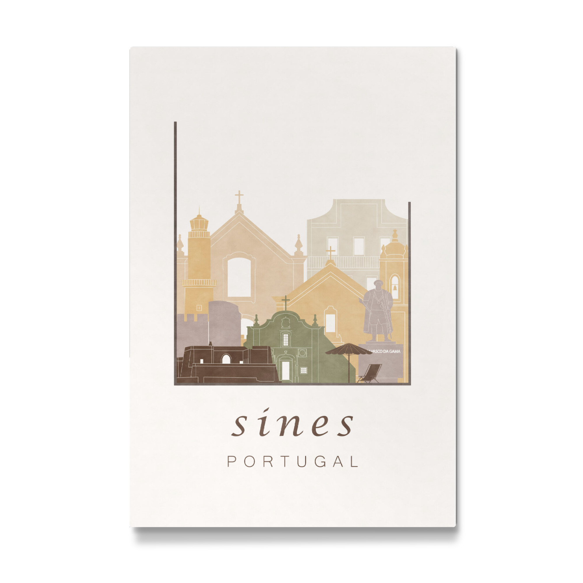Galerie-Print "Sines skyline rustic" 75x50 cm artboxONE