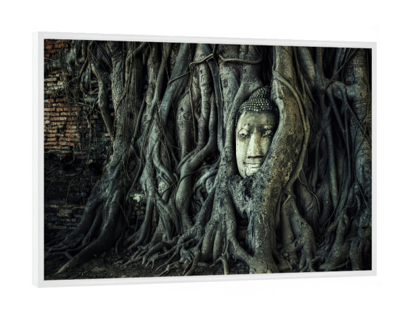 Poster mit weißem Rahmen "Wat Mahathat" artboxONE - Städte,Reise,Architektur,Reise / Asien,Reise / Länder