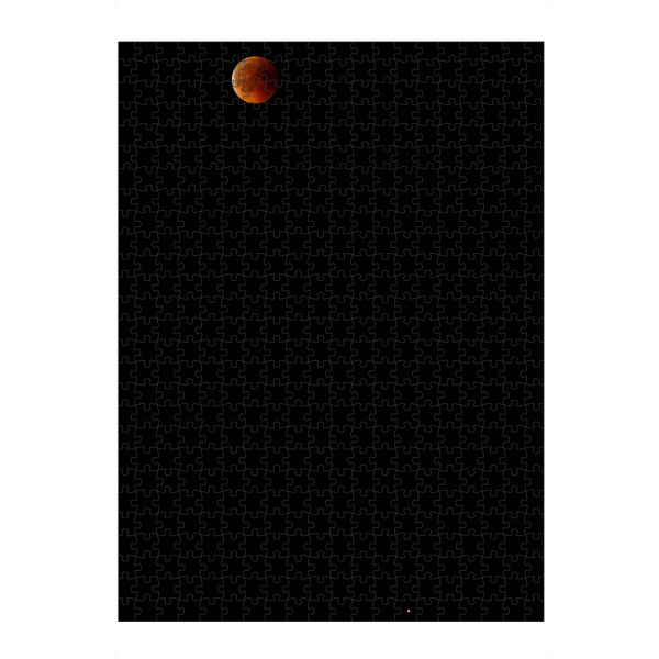 Puzzle Ravensburger "Bloodmoon and Mars" artboxONE - Galaxy