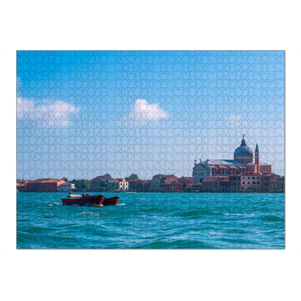 Puzzle Ravensburger "Boote in Venedig" artboxONE - Reise,Architektur,Städte / Venedig,Reise / Länder
