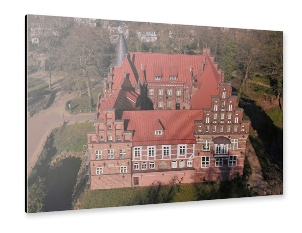 Alu-Dibond "Bergedorfer Schloss in Hamburg" 30x20 cm artboxONE