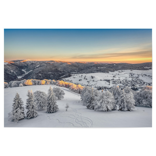 Poster "Winter im Schwarzwald" artboxONE - Natur,Reise