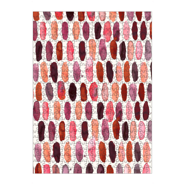 Puzzle Ravensburger "Geometric Watercolor Dots Pink" artboxONE - Abstrakt,Geometrie