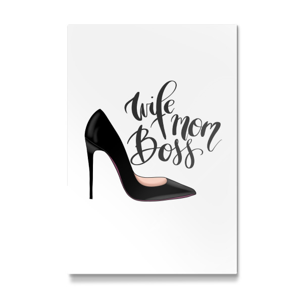 Galerie-Print "Wife Mom Boss Quote" 30x20 cm artboxONE