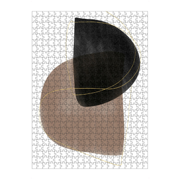 artboxONE Puzzle "Abstract Semi Circle" artboxONE - Abstrakt,Geometrie - Abstract,Semi circle,Abstrakt,Geometrie,Geometry,Formen,Boho