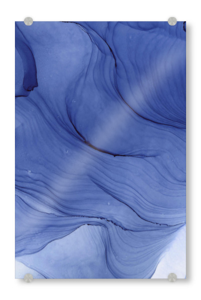 Acrylglasbild "Welen Lila Abstract" artboxONE - Abstrakt