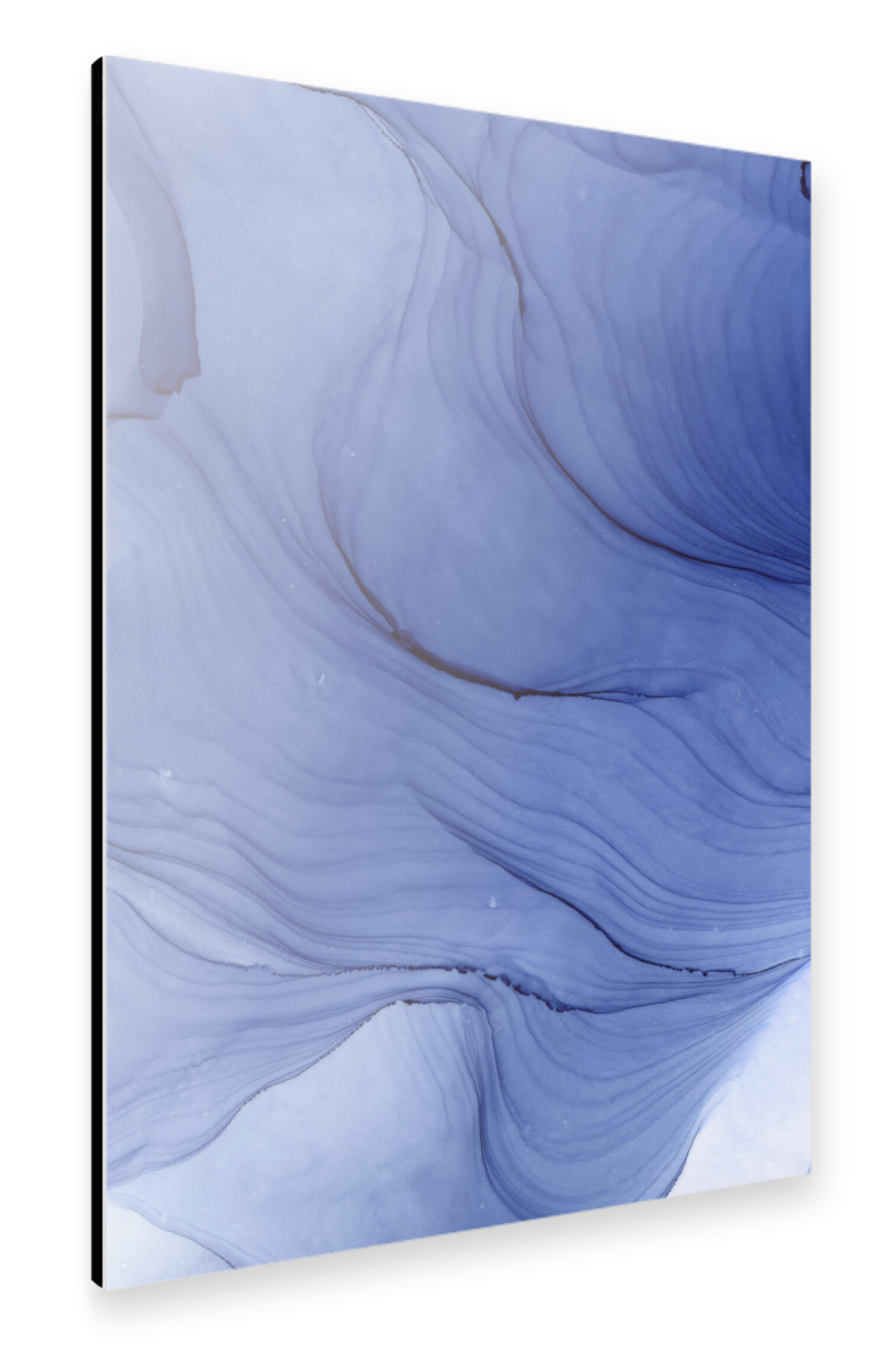 Alu-Dibond "Welen Lila Abstract" 30x20 cm artboxONE