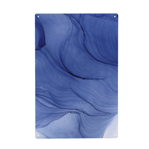 Metall Poster "Welen Lila Abstract" artboxONE - Abstrakt