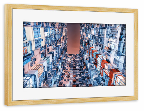 Poster mit Rahmen kiefer "Yick Cheong" artboxONE - Städte,Reise,Architektur,Reise / Asien,Reise / Länder