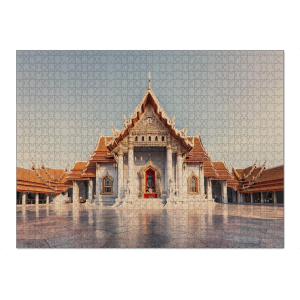 Puzzle Ravensburger "Wat Benchama Bophit" artboxONE - Städte,Reise,Architektur,Reise / Asien,Reise / Länder