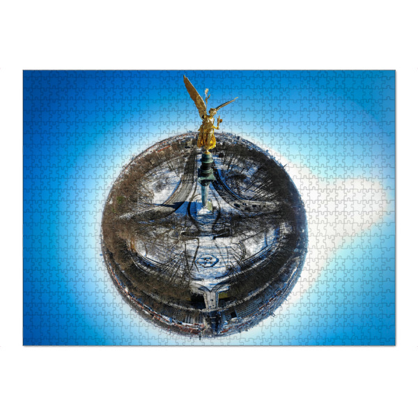 Puzzle Ravensburger "München - Friedensengel" artboxONE - Städte / München,Menschen