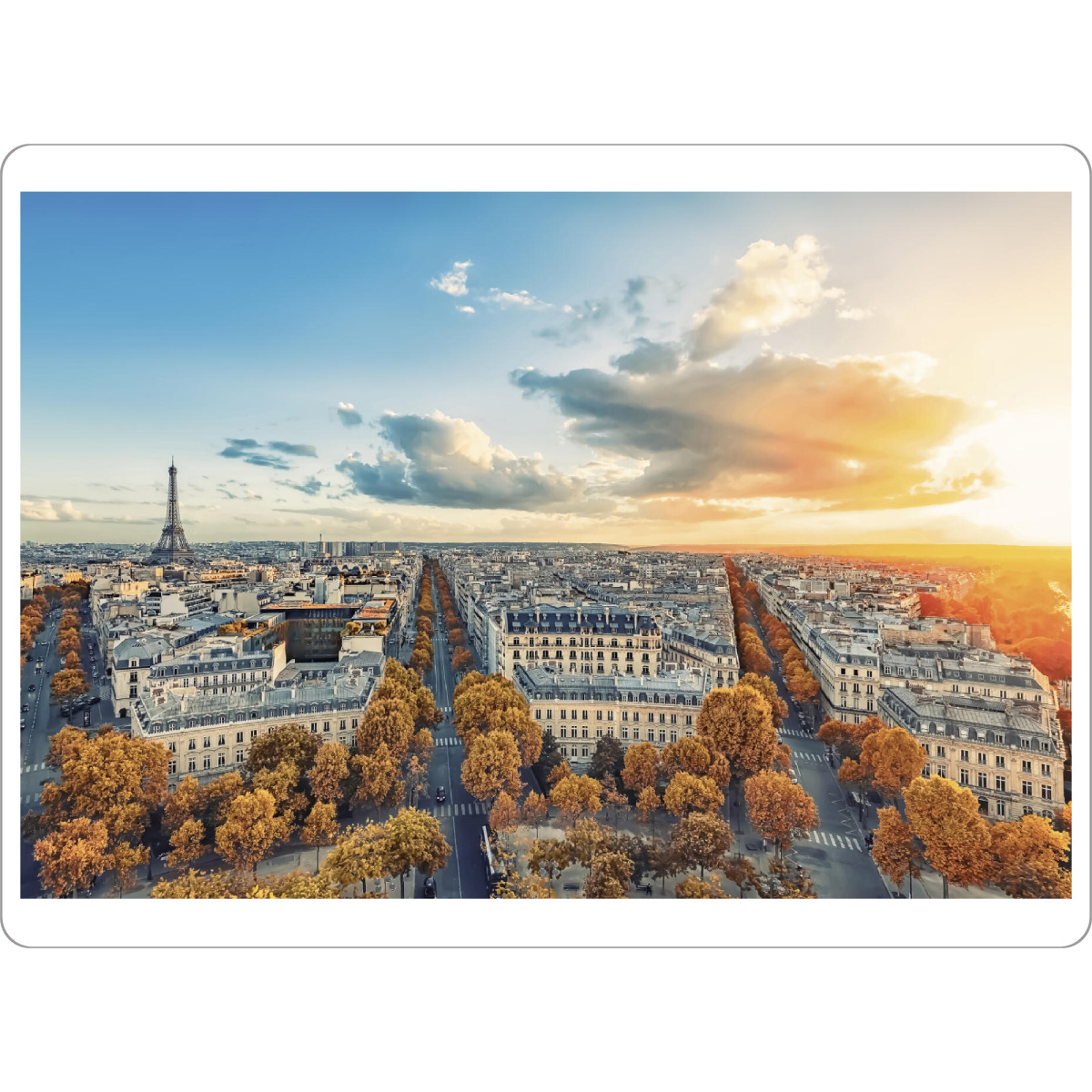 Tischset "Cool Paris sunset" artboxONE - Städte,Architektur
