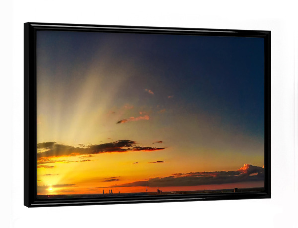 Poster mit schwarzem Rahmen "München von oben" artboxONE - Städte,Städte / München,Natur,Reise