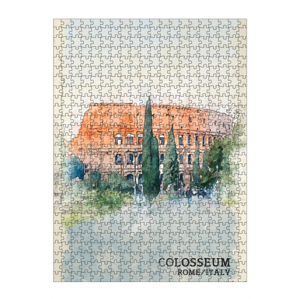 artboxONE Puzzle "Kolosseum Sketch" artboxONE - Architektur