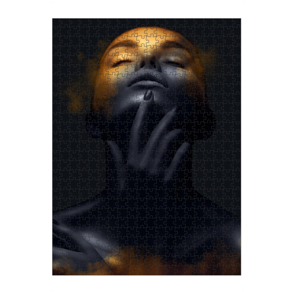 Puzzle Ravensburger "Spark Woman A" artboxONE - Menschen - Woman,Flowers,Female,Frau,Beauty,Girl,Portrait - Bild woman