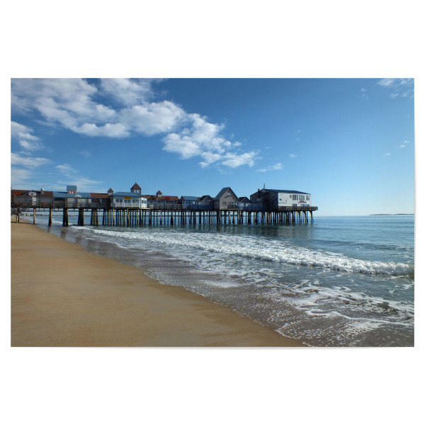 Poster 30x20 cm "Old Orchard Beach, NH" artboxONE - Reise,Reise / Strand und Meer,Reise / Länder