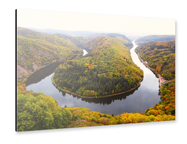 Alu-Dibond "Saarschleife Mettlach" 30x20 cm artboxONE