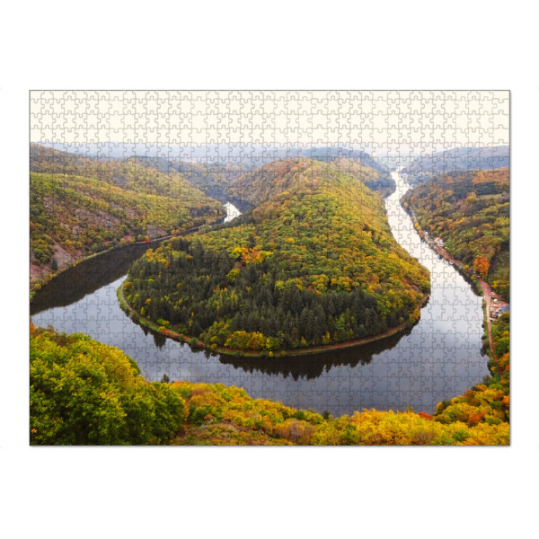 Puzzle Ravensburger "Saarschleife Mettlach" artboxONE - Natur,Reise,Reise / Länder