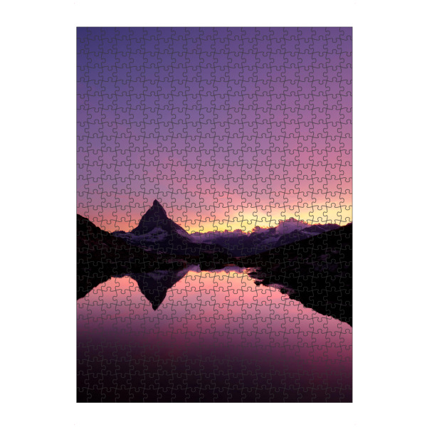 Puzzle Ravensburger "Vivid Riffelsee sunset" artboxONE - Natur,Reise / Länder