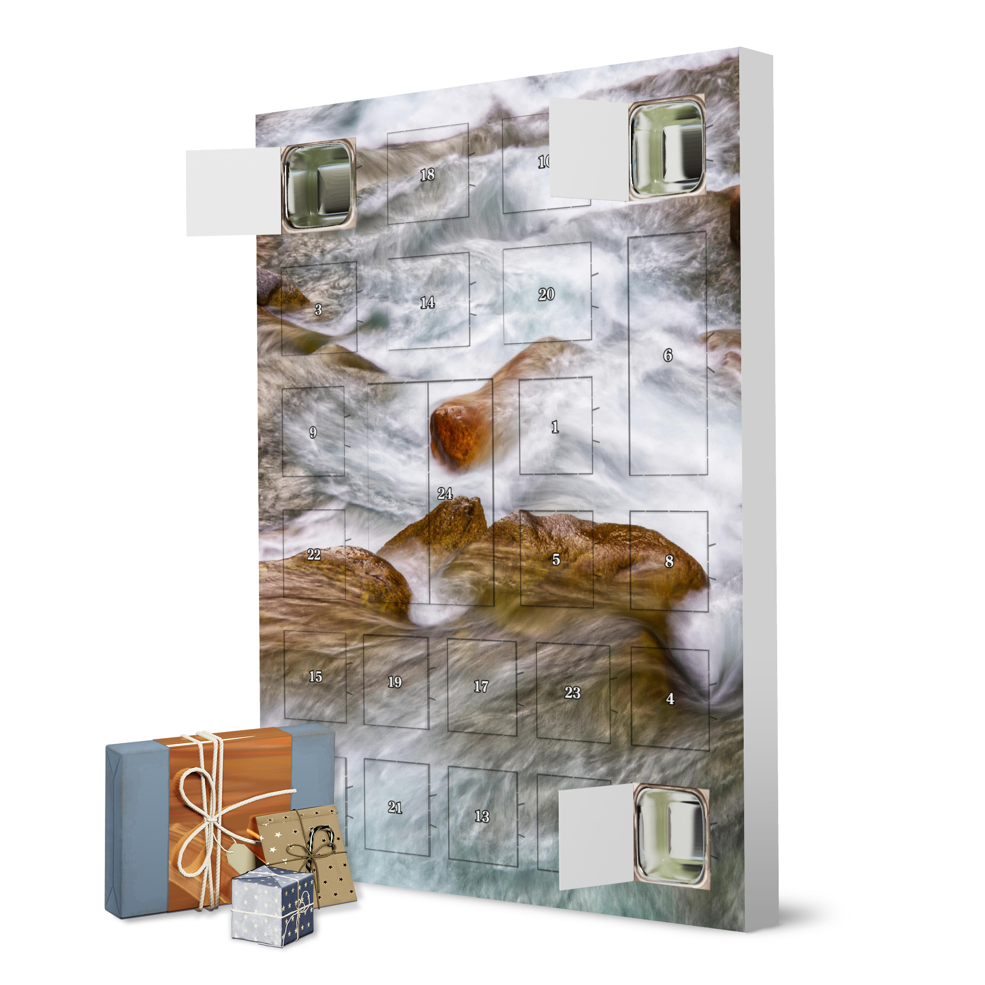Adventskalender zum Selbstbefüllen Der Bach artboxONE Adventskalender Natur